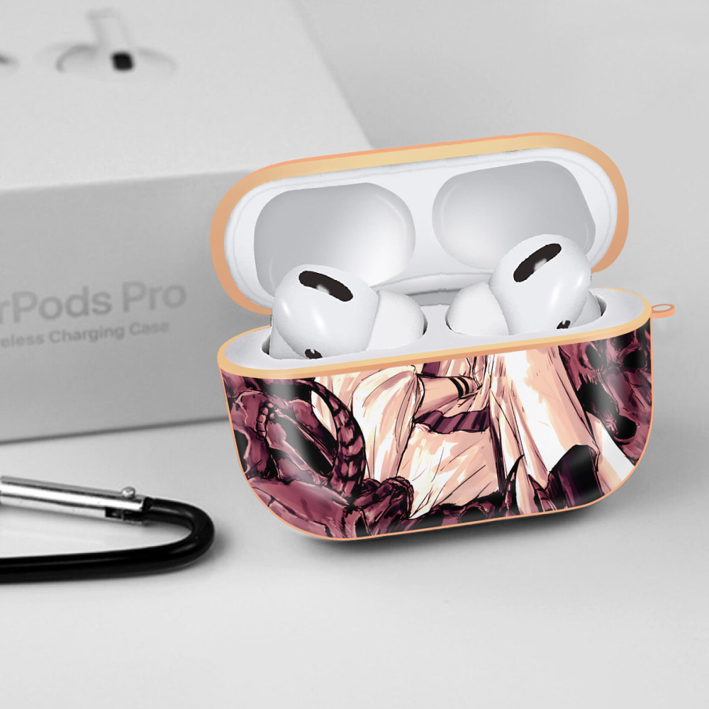 呪術廻戦 Jujutsu Kaisen 【AirPods Pro用】ハードシェル保護ケース｜耐衝撃・防指紋・カラビナ付き商品仕様