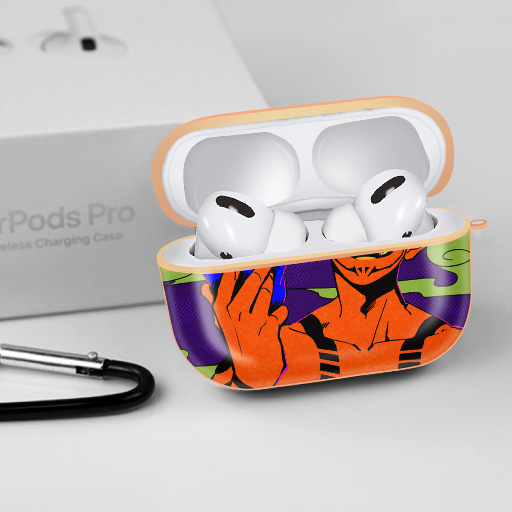 呪術廻戦 Jujutsu Kaisen 【AirPods Pro用】ハードシェル保護ケース｜耐衝撃・防指紋・カラビナ付き商品仕様