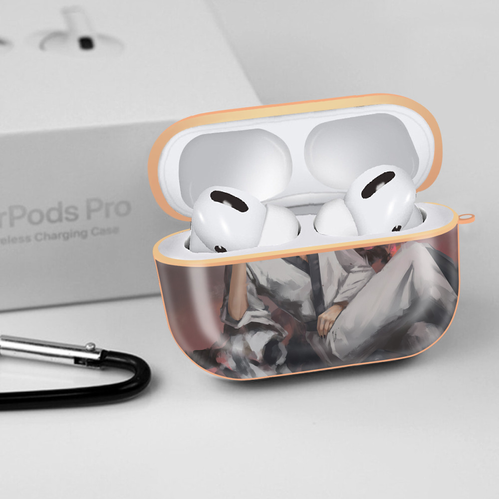 呪術廻戦 Jujutsu Kaisen 【AirPods Pro用】ハードシェル保護ケース｜耐衝撃・防指紋・カラビナ付き商品仕様
