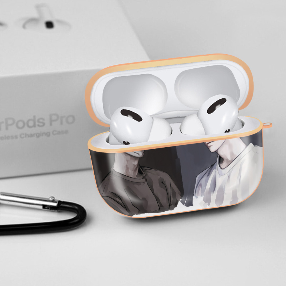呪術廻戦 Jujutsu Kaisen 【AirPods Pro用】ハードシェル保護ケース｜耐衝撃・防指紋・カラビナ付き商品仕様