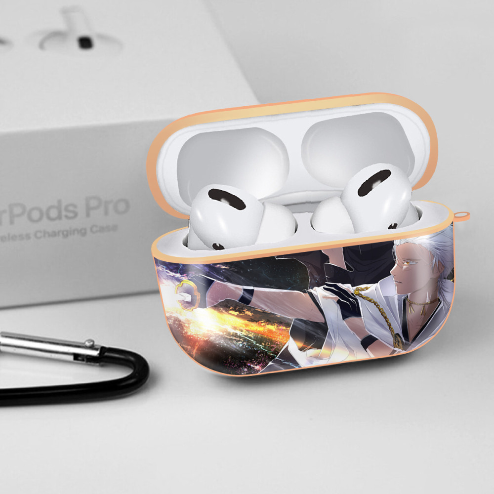 呪術廻戦 Jujutsu Kaisen 【AirPods Pro用】ハードシェル保護ケース｜耐衝撃・防指紋・カラビナ付き商品仕様