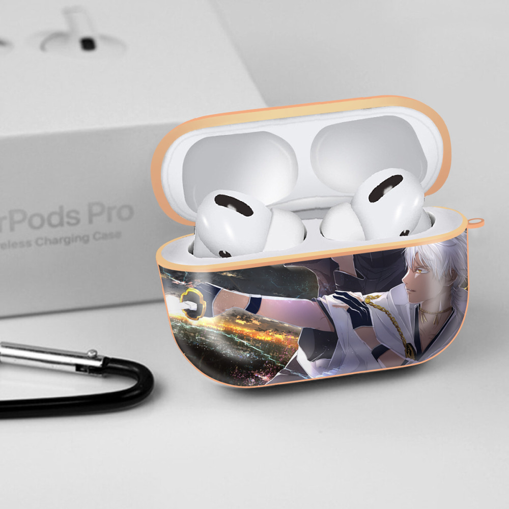 呪術廻戦 Jujutsu Kaisen 【AirPods Pro用】ハードシェル保護ケース｜耐衝撃・防指紋・カラビナ付き商品仕様