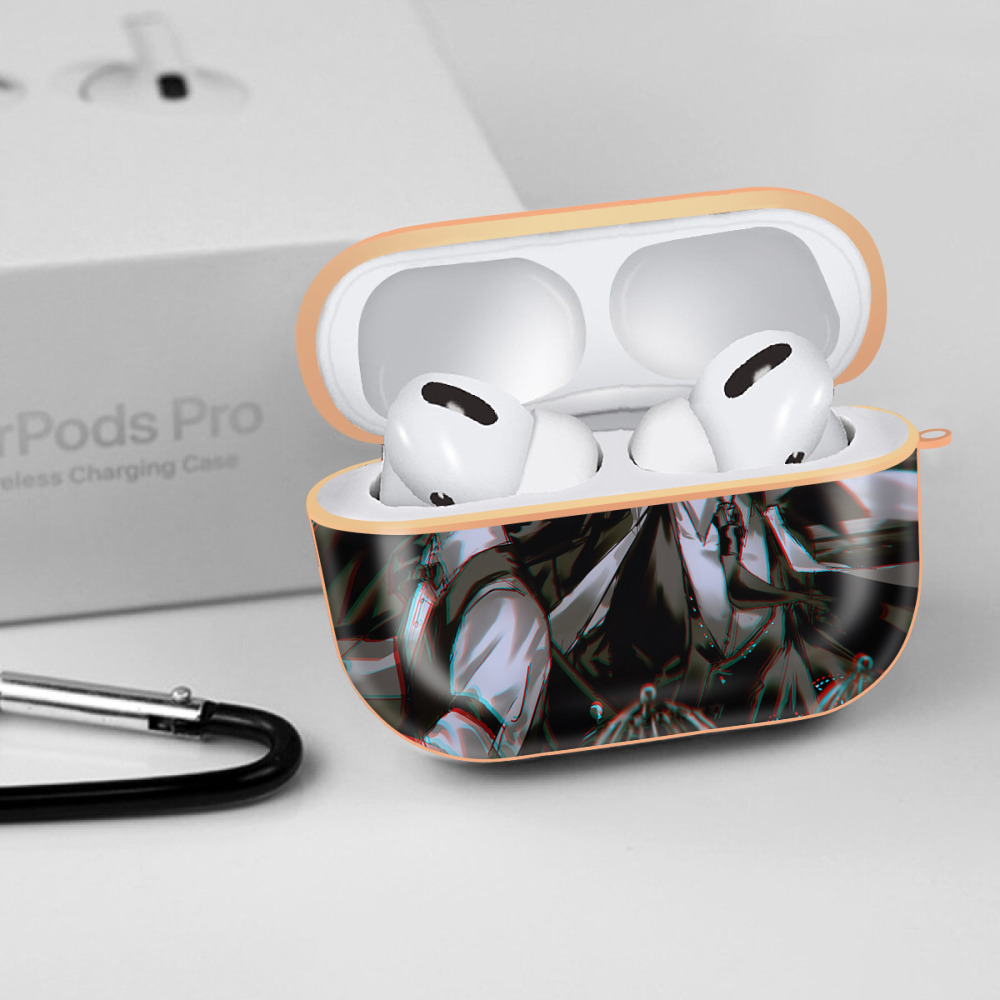 呪術廻戦 Jujutsu Kaisen 【AirPods Pro用】ハードシェル保護ケース｜耐衝撃・防指紋・カラビナ付き商品仕様