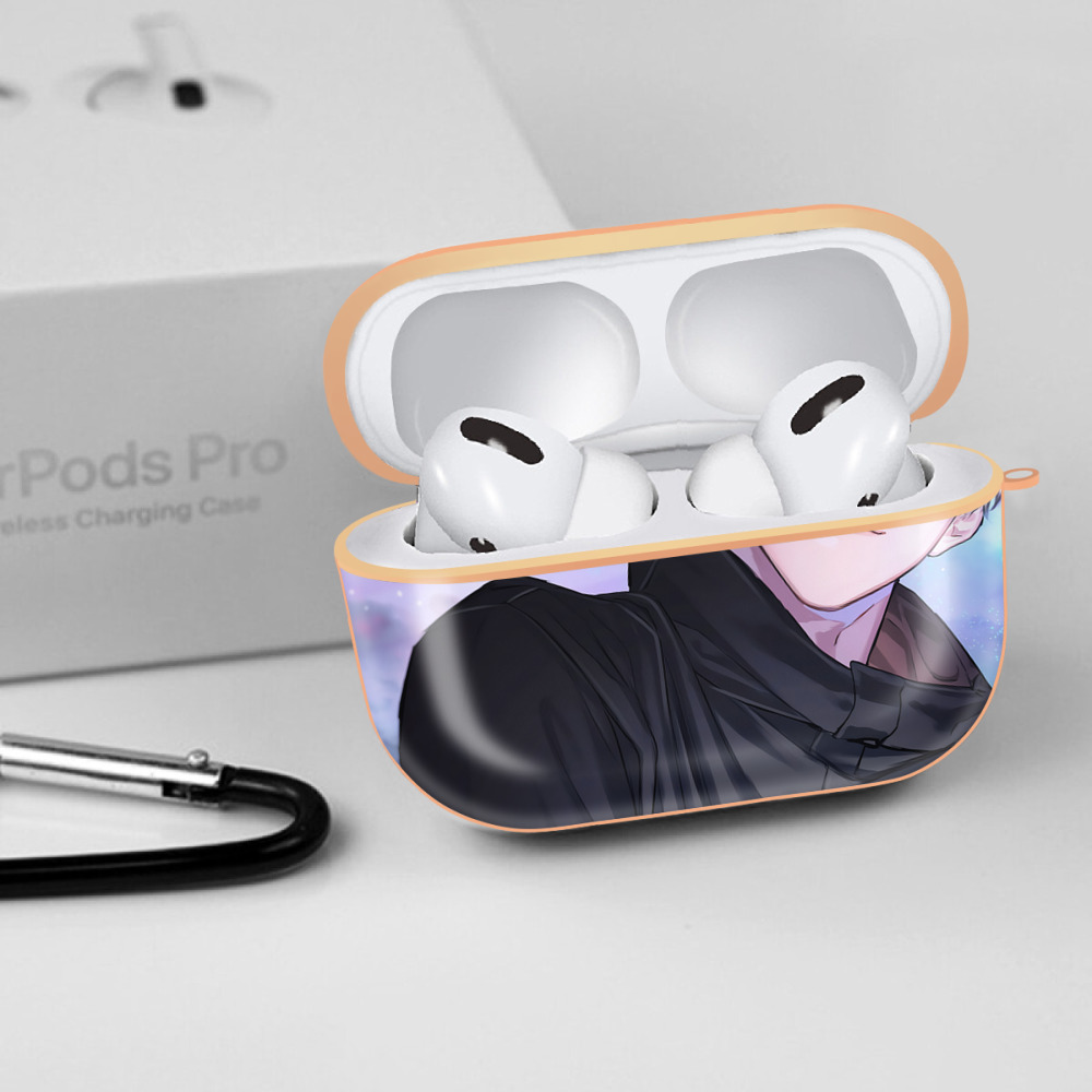 呪術廻戦 Jujutsu Kaisen 【AirPods Pro用】ハードシェル保護ケース｜耐衝撃・防指紋・カラビナ付き商品仕様