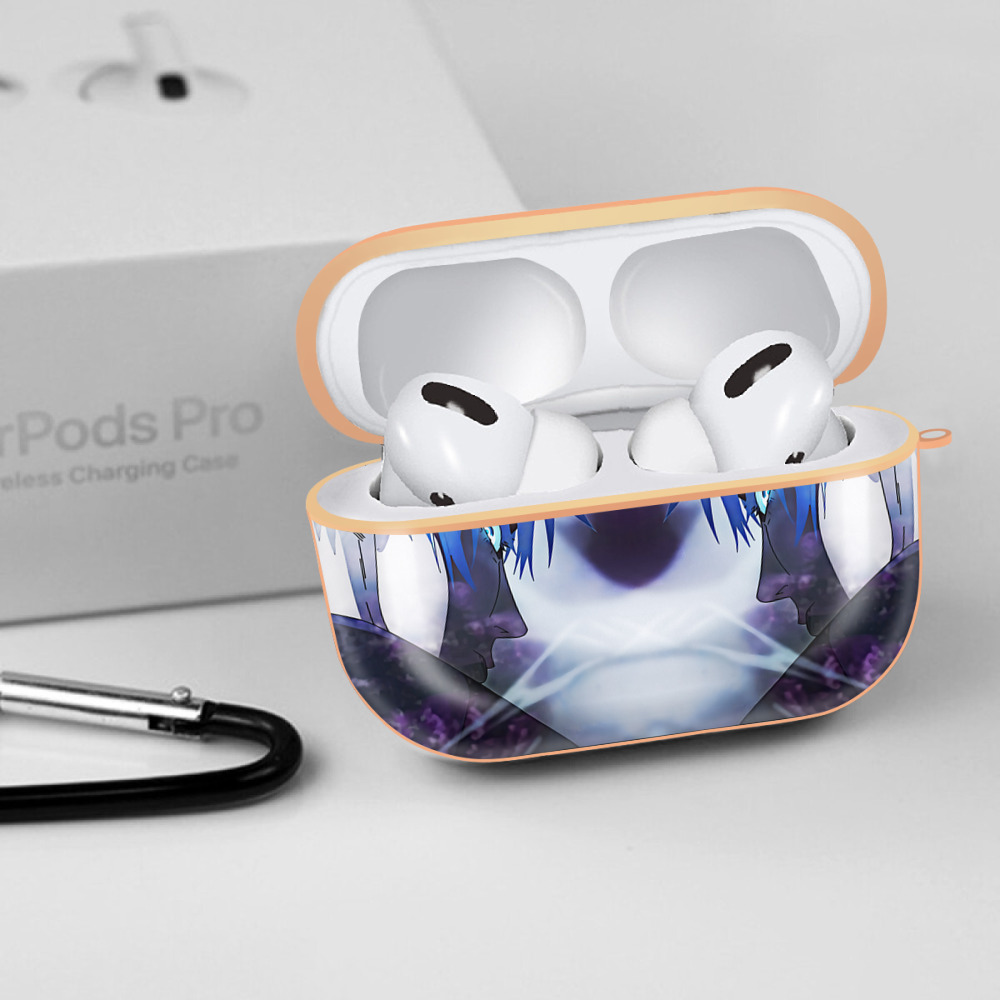 呪術廻戦 Jujutsu Kaisen 【AirPods Pro用】ハードシェル保護ケース｜耐衝撃・防指紋・カラビナ付き商品仕様